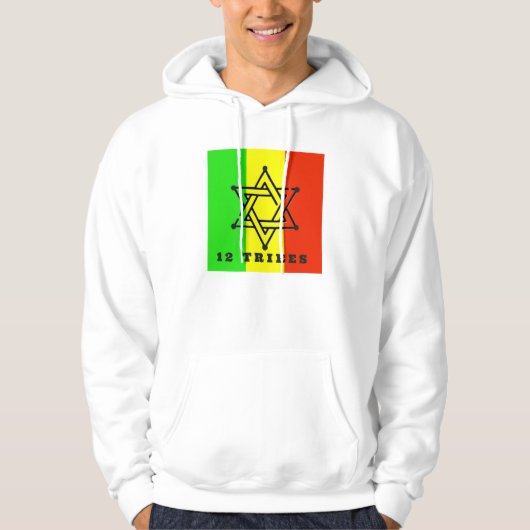 12 Stämme Basic Hooded Sweatshirt (Vorderseite)