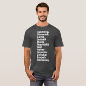 12 Stämme Israels Hebräische Israeliten T-Shirt (Vorne ganz)
