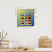 12 Stämme Israels Levi Kunstdruck Poster (Küche)
