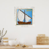 12 Stämme Israels Sebulon Kunstdruck Poster (Küche)