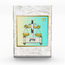 12 Stämme von Israel Dan Art Acryllic Block