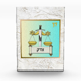 12 Stämme von Israel Dan Art Acryllic Block