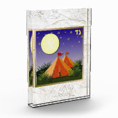 12 Stämme von Israel Gad Art Acryllic Block (Links)