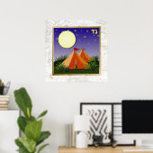 12 Stämme von Israel Gad Art Print Poster (Heimbüro)