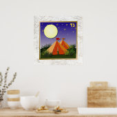 12 Stämme von Israel Gad Art Print Poster (Küche)