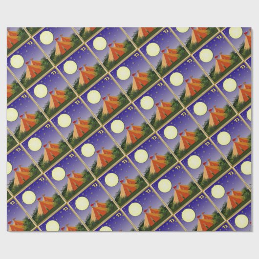 12 Stämme von Israel Gad Art Print Wrapping Paper Geschenkpapier (Flach)