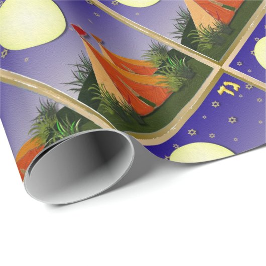 12 Stämme von Israel Gad Art Print Wrapping Paper Geschenkpapier (Rolleneckpunkt)