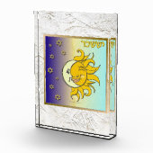 12 Stämme von Israel Issachar Art Acrylblock Fotoblock (Rechts)