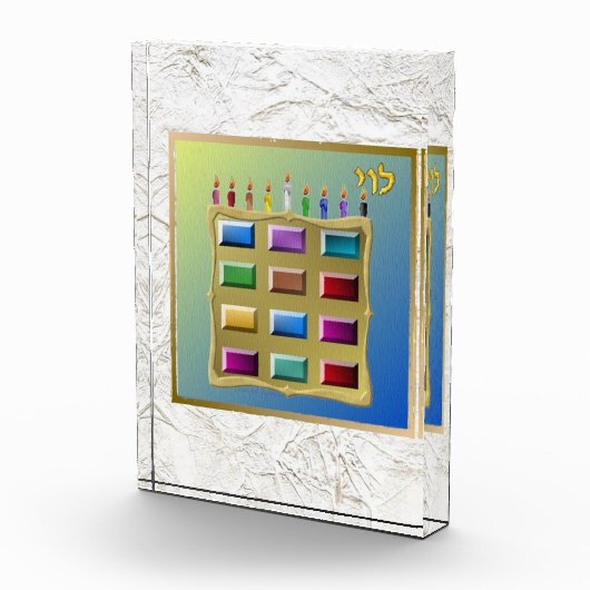 12 Stämme von Israel Levi Art Acryllic Block (Rechts)