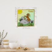 12 Stämme von Israel Naphtali Art Print Poster (Küche)