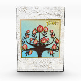 12 Stämme von Israel Reuben Art Akryllischer Block