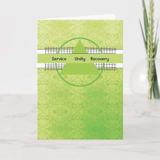 12 Step Erholung Enmulierung Service Unity Trian Karte (Vorderseite)