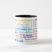 12 Step Erholung Slogans Tasse (Zentrum)