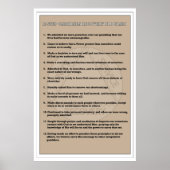 12 Step Gamblers Addictions Erholung Poster (Vorne)