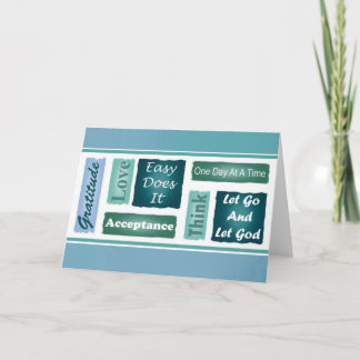 12-Step-Inspirationskarte Karte