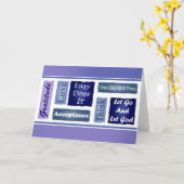 12-Step-Inspirationskarte Karte (Gelbe Blume)