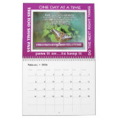 12 step recovery slogans butterflies calendar 25 kalender (Feb 2026)