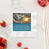 12 Step Surrender Flag | Custom AA Prayer Serviette (Beispiel)