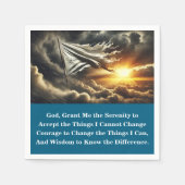 12 Step Surrender Flag | Custom AA Prayer Serviette (Vorderseite)