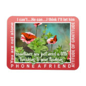 12 step thinking magnet 26 butterflies (Horizontal)