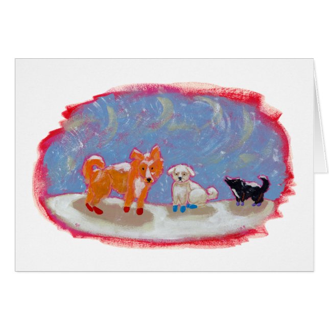 12 Stiefelspaßhundeniedliche moderne (Vorderseite (Horizontal))