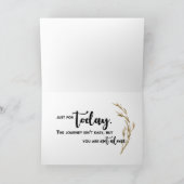 12-Stufen-Erholung mit Fox auf Holz Karte (Innenseite)