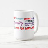 12 Stufen Erholung Slogans Kaffee Tasse 24 (VorderseiteRechts)