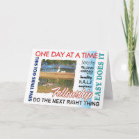 12 Stufen Erholung Slogans