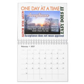 12-Stufen-Erholung-Slogans-Wolken-Kalender 25z Kalender (Feb 2027)