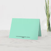 12-Stufen-Erholung-Tweaking-Grußkarte 25 Dankeskarte (Rückseite)