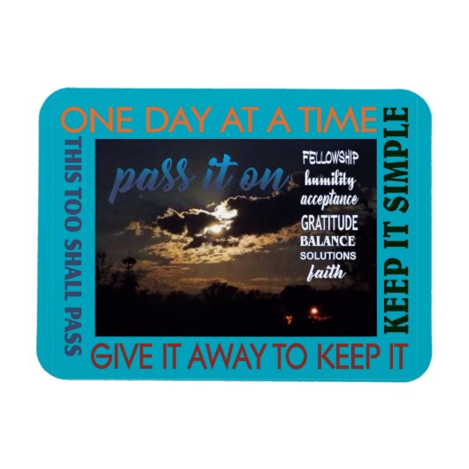 12-Stufen-Erholung übergibt sie an Magnet 25 (Horizontal)