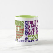 12 Stufen höhere Power-Slogans Tasse (Zentrum)