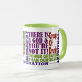 12 Stufen höhere Power-Slogans Tasse (VorderseiteRechts)