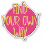 12-Stufen-Slogan finden Aufkleber (Vorderseite)