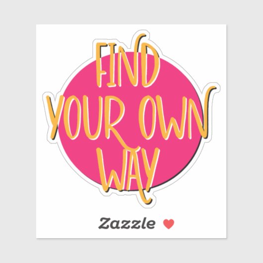 12-Stufen-Slogan finden Aufkleber (Blatt)