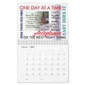 12-Stufen-Slogans-Kalender 2020 Kalender (Jan 2027)