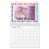 12-Stufen-Slogans-Kalender 2020 Kalender (Feb 2027)