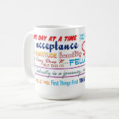 12-Stufen-Slogans Tasse 25z (Vorderseite Links)