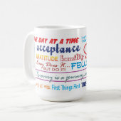 12-Stufen-Slogans Tasse 25z (Vorderseite Links)
