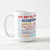 12-Stufen-Slogans Tasse 25z3 (Links)