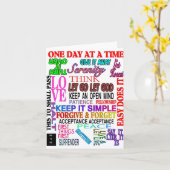 12-STUFENLOGANE IN FARBE KARTE (Gelbe Blume)