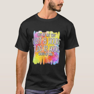12 Stunden wert Postman Sarcastic Spaß T-Shirt