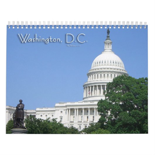 12 Szenen aus Washington DC Kalender (Titelbild)