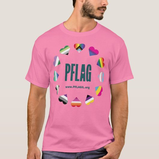 12 T - Shirt für den Kreis der Herzkreise für PFLA (Vorderseite)