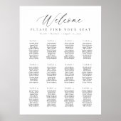 12 Tabellen - Begrüßungsdiagramm Poster (Vorne)