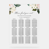 12 Tafelboho Hochzeitssitze Acrylübersicht Acrylschild (Vorderseite)