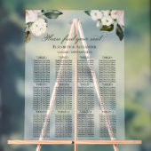 12 Tafelboho Hochzeitssitze Acrylübersicht Acrylschild (Neutral)