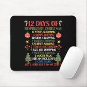 12 Tage Atemtherapeut Weihnachtsfest R Mousepad (Mit Mouse)