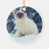 12 Tage Catmas 6 des Gans-ein-Legenden Keramik Ornament (Hinten)