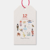 12 TAGE CHRISTMAS GESCHENKANHÄNGER (Vorderseite)